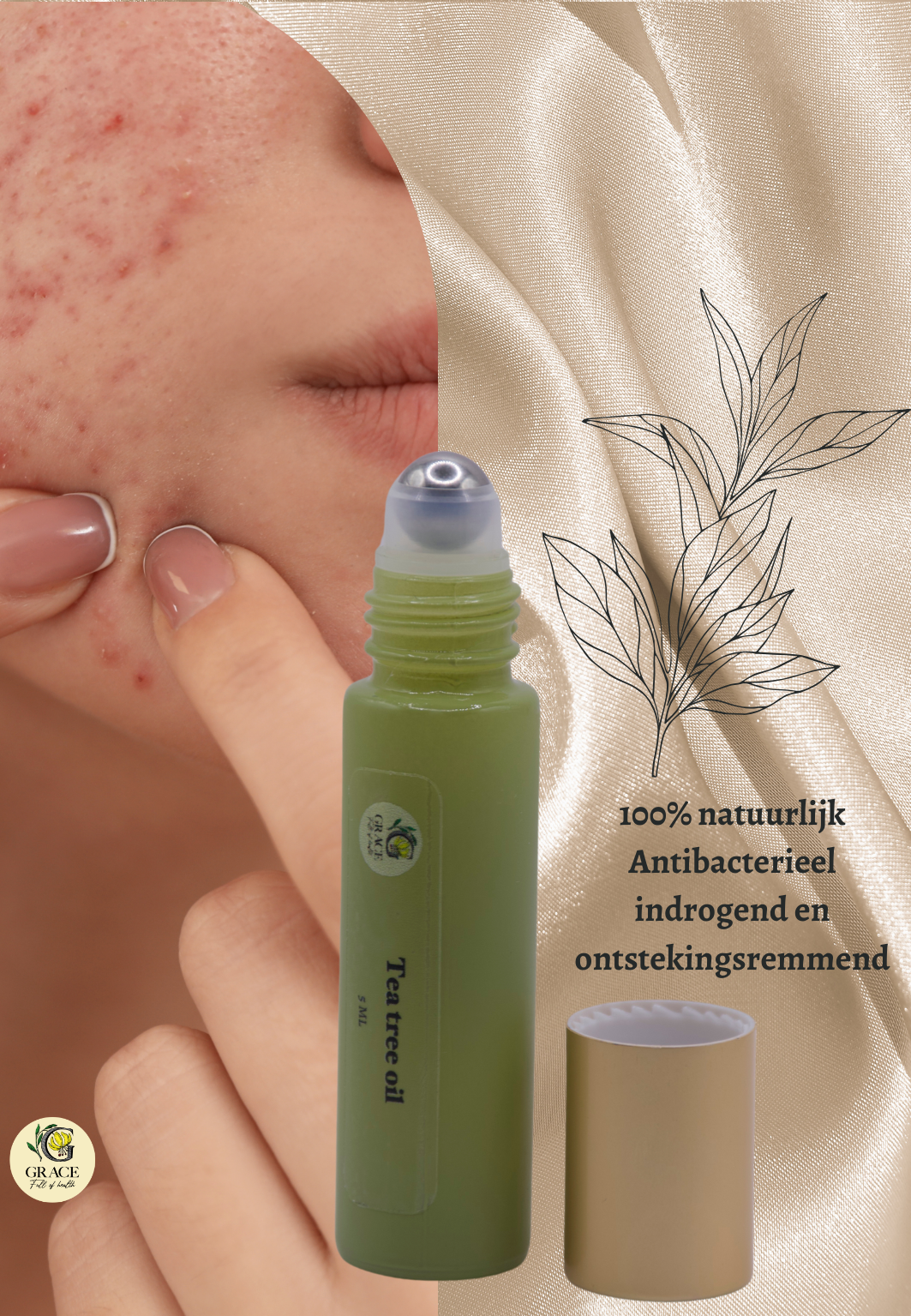 Tea tree skinroller
